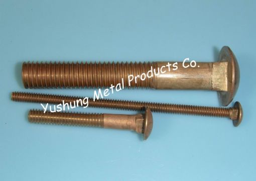 Silicon Bronze Carriage Bolt Fastener Nut Screw Washer